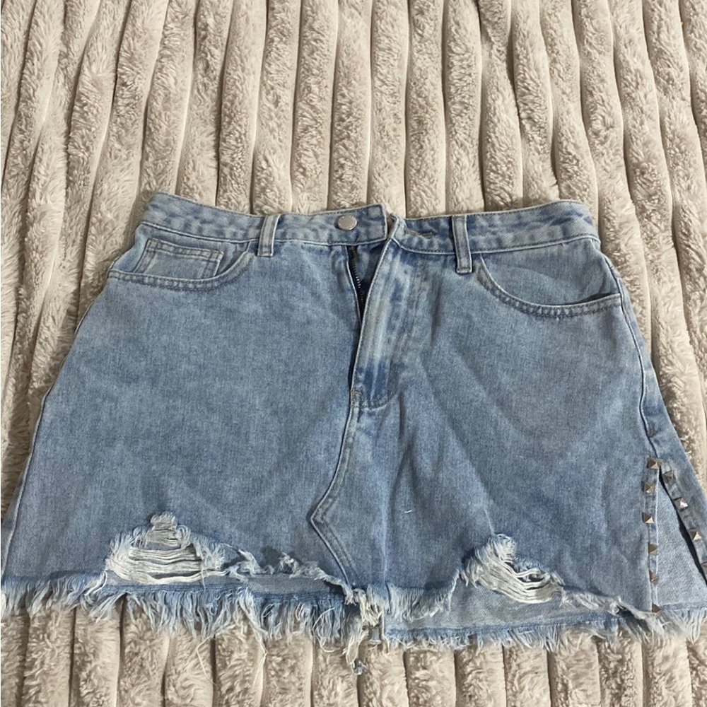Denim skirt